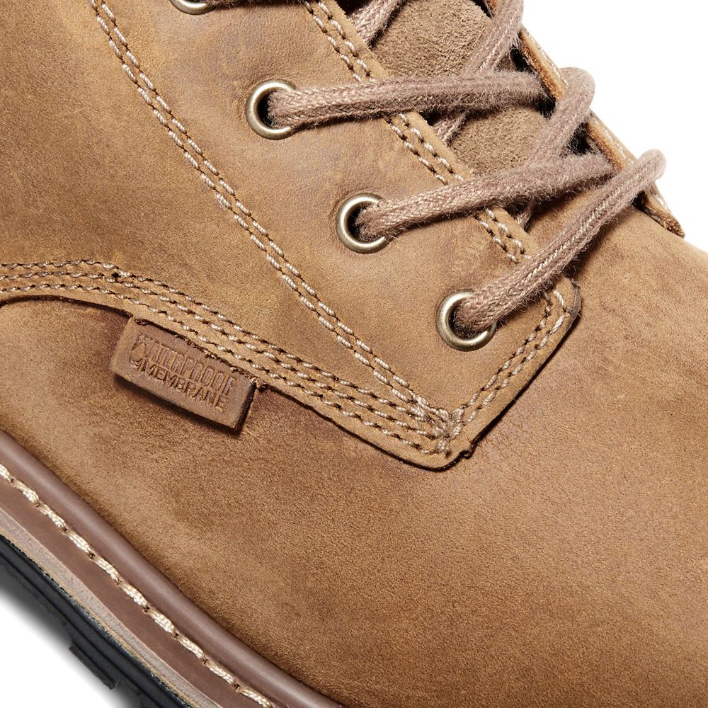 Timberland Pro Μποτακια Ανδρικα Καφε - Millworks 6\" Comp Toe - Greece 4089275-HC